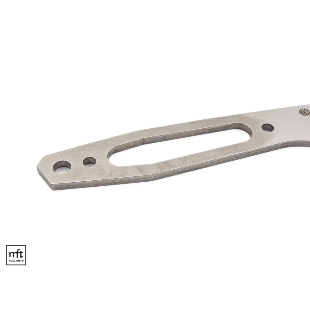 MFT 芬蘭 NKD Kiridashi 75 小直刀刀胚 單面刃 12C27不鏽鋼-細節圖4