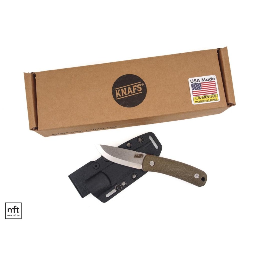 MFT 美國 KNAFS Lulu Fixed Blade RAW Magnacut 直刀 Scandi刃角-細節圖5