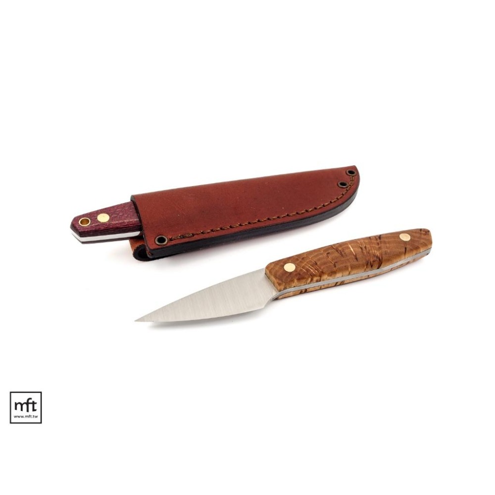 MFT 芬蘭 NKD Kiridashi 75 小直刀 單面刃 12C27不鏽鋼-細節圖5