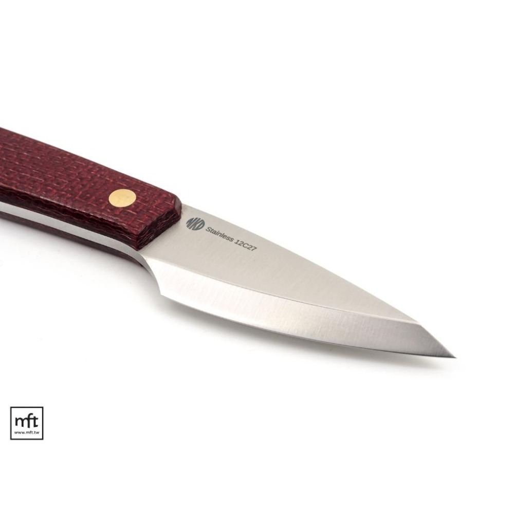 MFT 芬蘭 NKD Kiridashi 75 小直刀 單面刃 12C27不鏽鋼-細節圖7