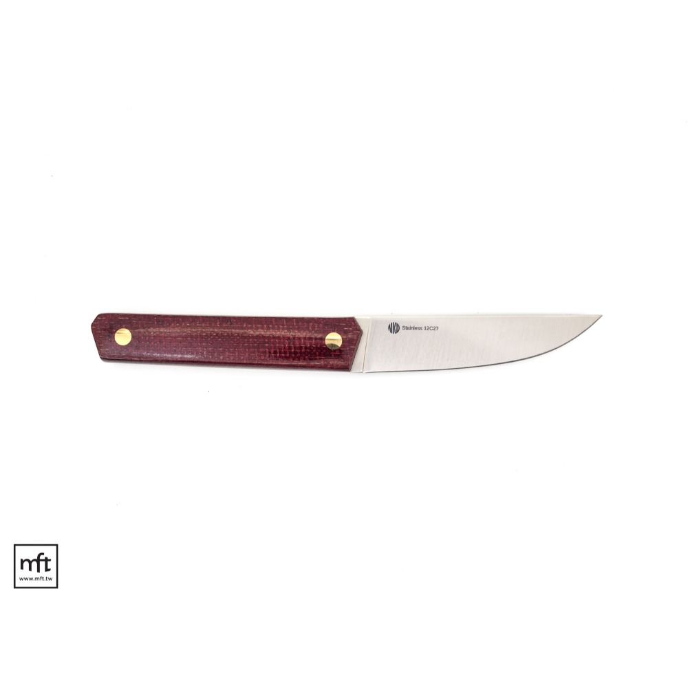MFT 芬蘭 NKD Stoat 100 小直刀 12C27不鏽鋼 EDC-規格圖9
