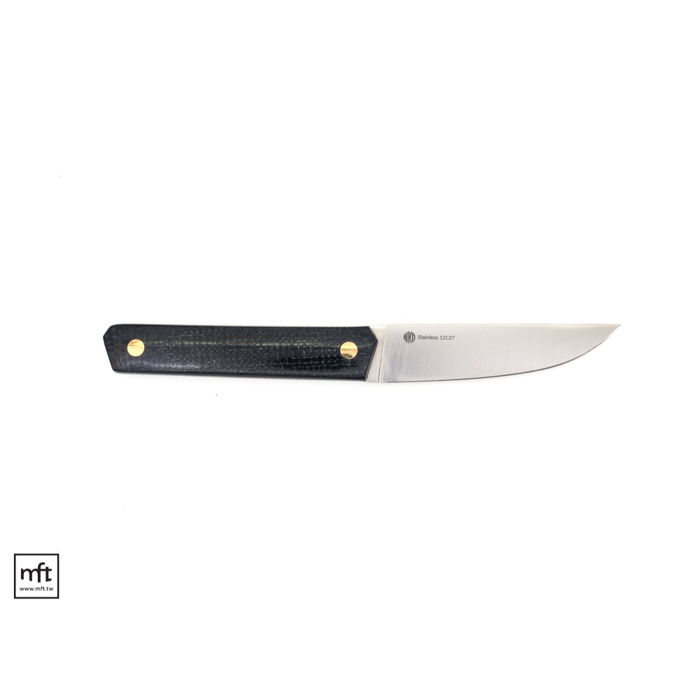 MFT 芬蘭 NKD Stoat 100 小直刀 12C27不鏽鋼 EDC-規格圖9