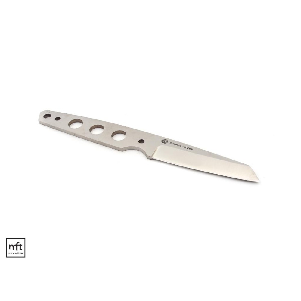 MFT 芬蘭 NKD Wharncliffe 80 小直刀刀胚 羊蹄刃 14C28N不鏽鋼 EDC-細節圖3