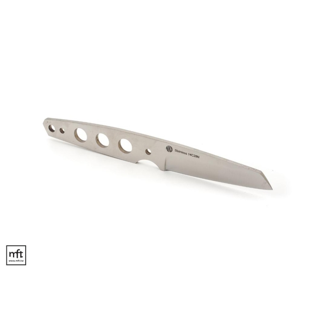 MFT 芬蘭 NKD Wharncliffe 80 小直刀刀胚 羊蹄刃 14C28N不鏽鋼 EDC-細節圖5