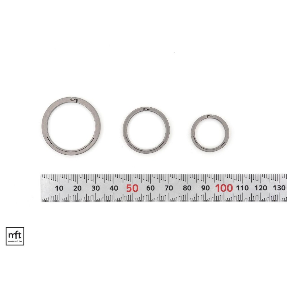 MFT 美國 Maratac Living Titanium Spring Clip 鈦合金 側開式鑰匙圈環-細節圖3