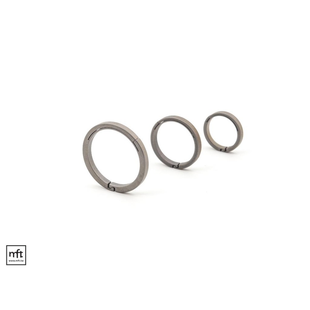 MFT 美國 Maratac Living Titanium Spring Clip 鈦合金 側開式鑰匙圈環-細節圖5