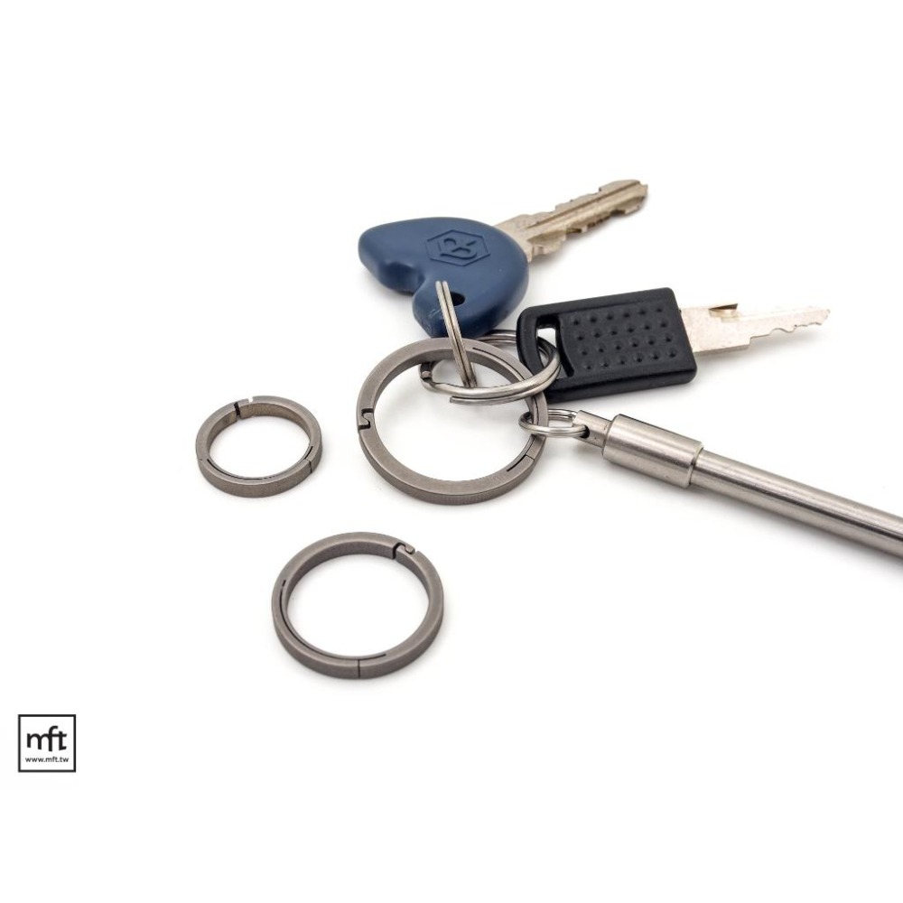MFT 美國 Maratac Living Titanium Spring Clip 鈦合金 側開式鑰匙圈環-細節圖8