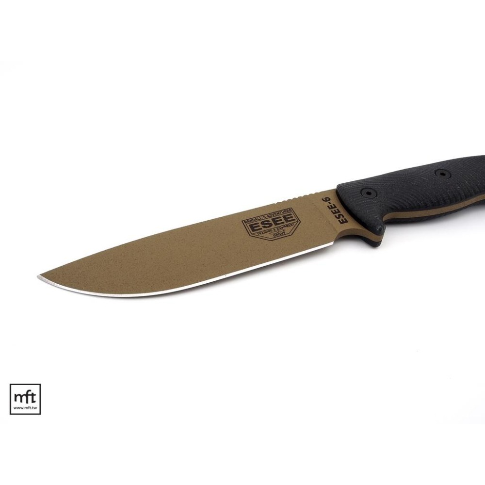 MFT 美國 ESEE Model 6 直刀 1095碳鋼 3D握柄版本-細節圖3