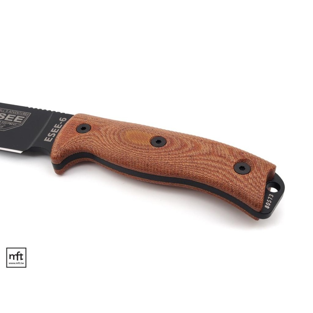 MFT 美國 ESEE Model 6 直刀 1095碳鋼 3D握柄版本-細節圖6