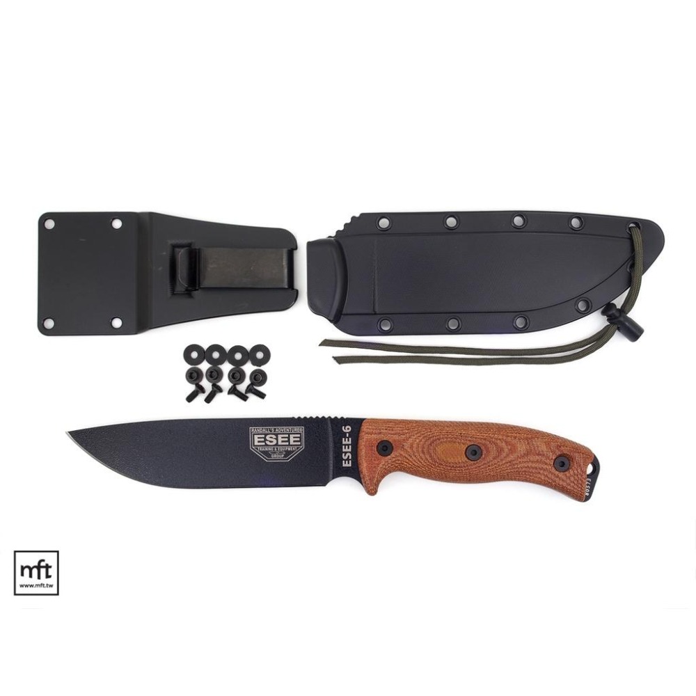 MFT 美國 ESEE Model 6 直刀 1095碳鋼 3D握柄版本-細節圖9