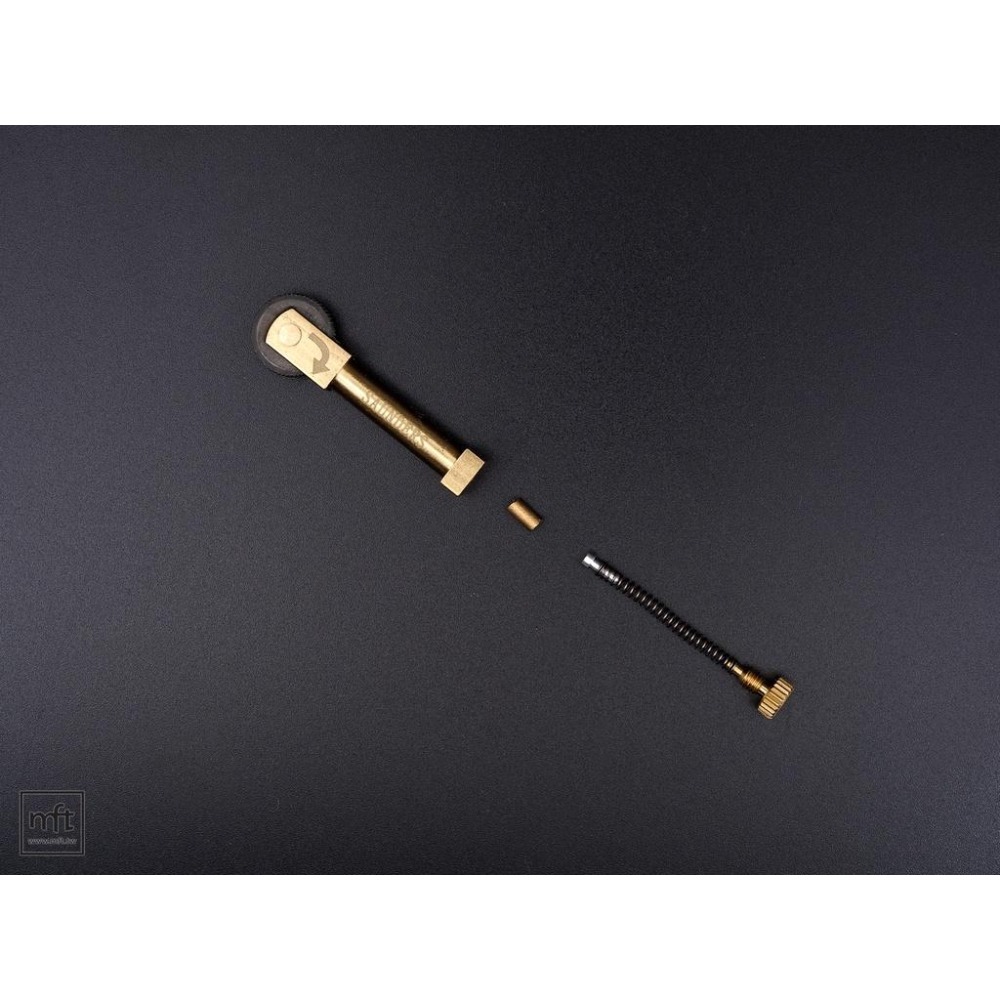 MFT 美國 Maratac PSK Brass Flint Wheel Sparker 黃銅迷你打火棒-細節圖6