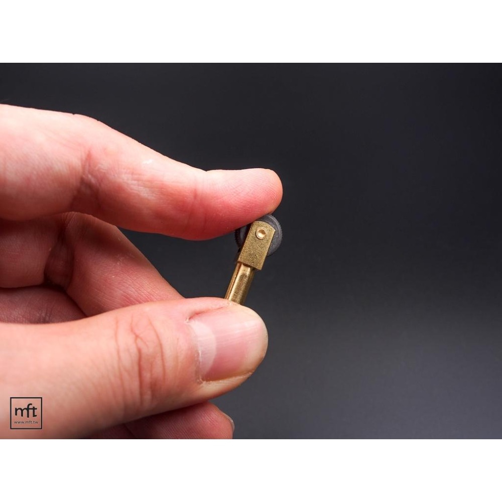 MFT 美國 Maratac PSK Brass Flint Wheel Sparker 黃銅迷你打火棒-細節圖8