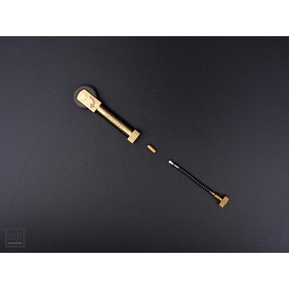 MFT 美國 Maratac PSK Brass Flint Wheel Sparker 黃銅迷你打火棒-細節圖6