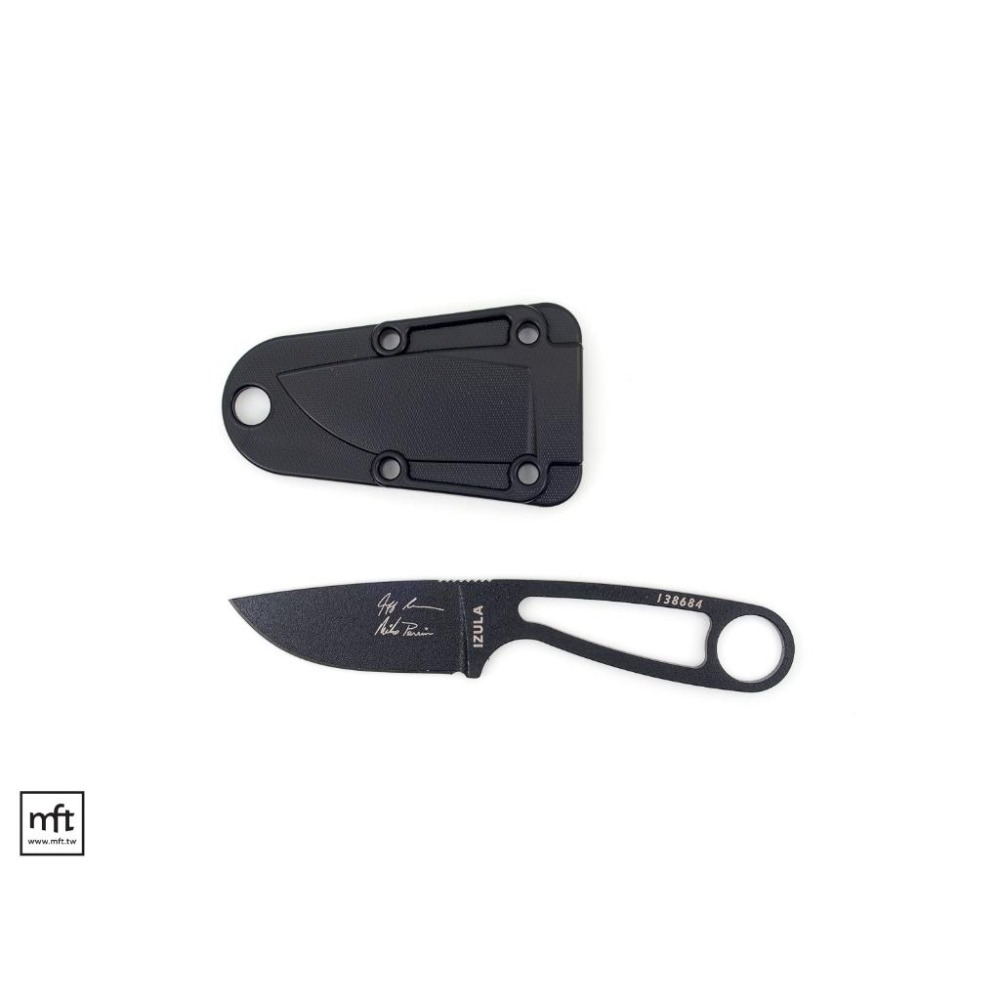 MFT 美國 ESEE Izula Signature Black 小直刀-細節圖2