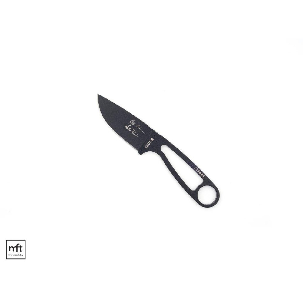 MFT 美國 ESEE Izula Signature Black 小直刀-細節圖3
