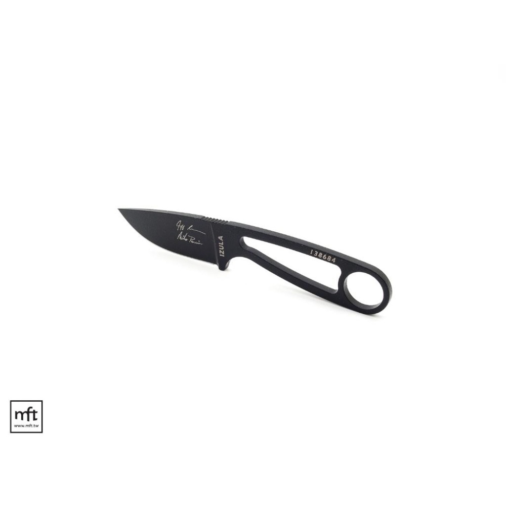 MFT 美國 ESEE Izula Signature Black 小直刀-細節圖8