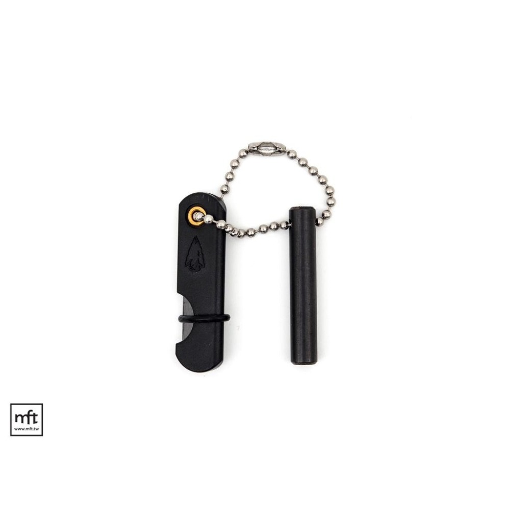 MFT 美國 Wazoo Fire Starter Knife Keychain 打火棒與陶瓷折刀組-細節圖3