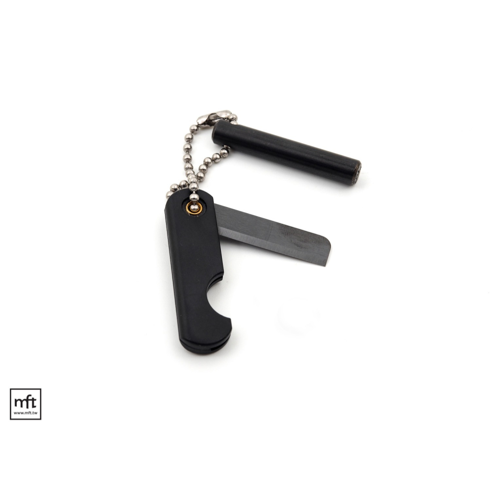 MFT 美國 Wazoo Fire Starter Knife Keychain 打火棒與陶瓷折刀組-細節圖2