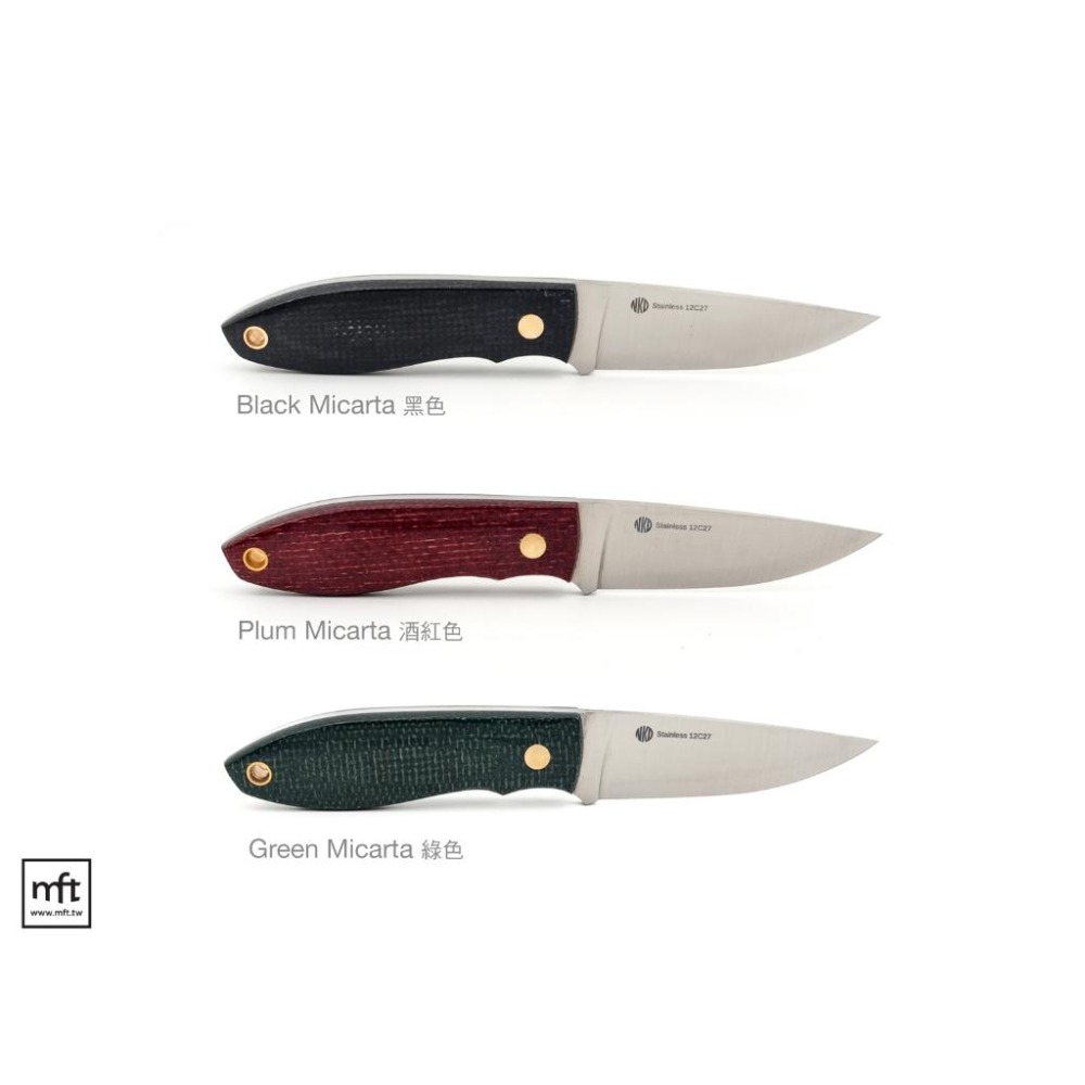 MFT 芬蘭 NKD Lizard 75 小直刀 12C27不鏽鋼 EDC-細節圖2