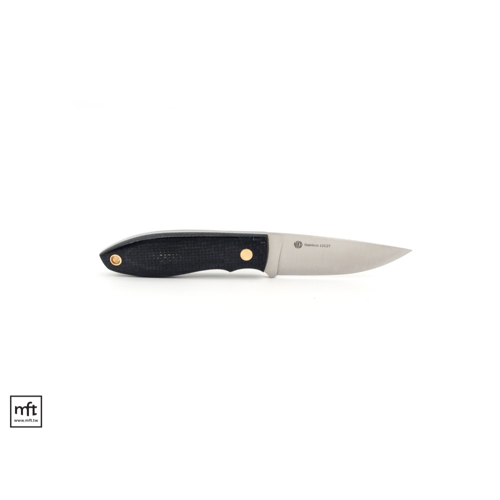 MFT 芬蘭 NKD Lizard 75 小直刀 12C27不鏽鋼 EDC-規格圖9