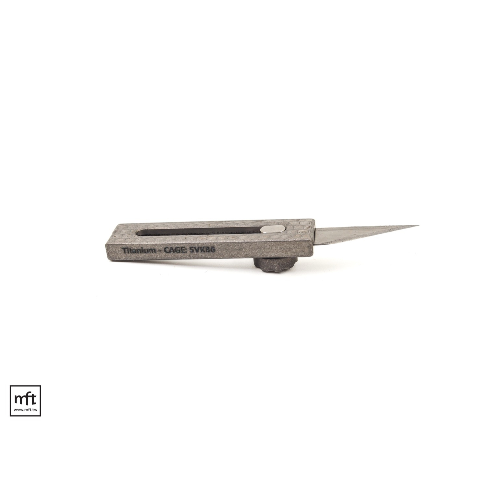 MFT 美國 Maratac Slide Lock Titanium Craft Knife 鈦滑軌鎖定小刀 EDC-細節圖5
