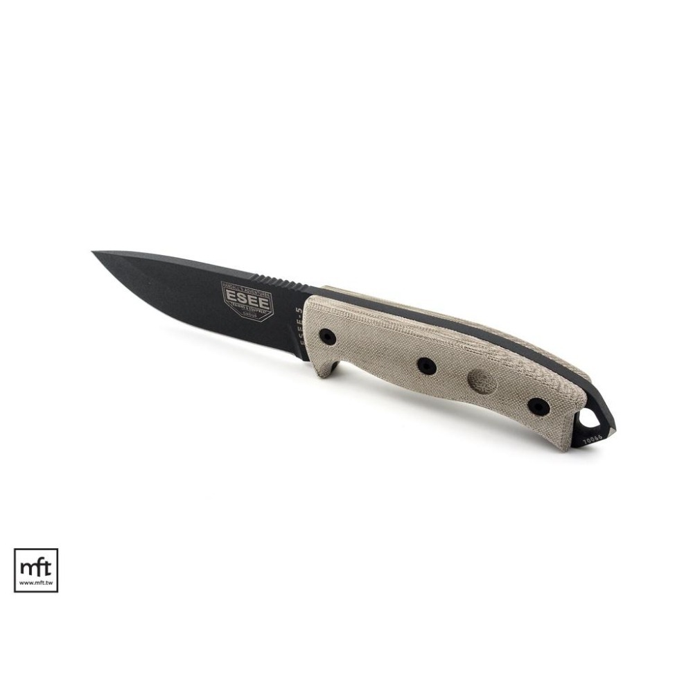 MFT 美國 ESEE Model 5 Tactical 直刀 1095碳鋼 Micarta柄 Bushcraft-細節圖4