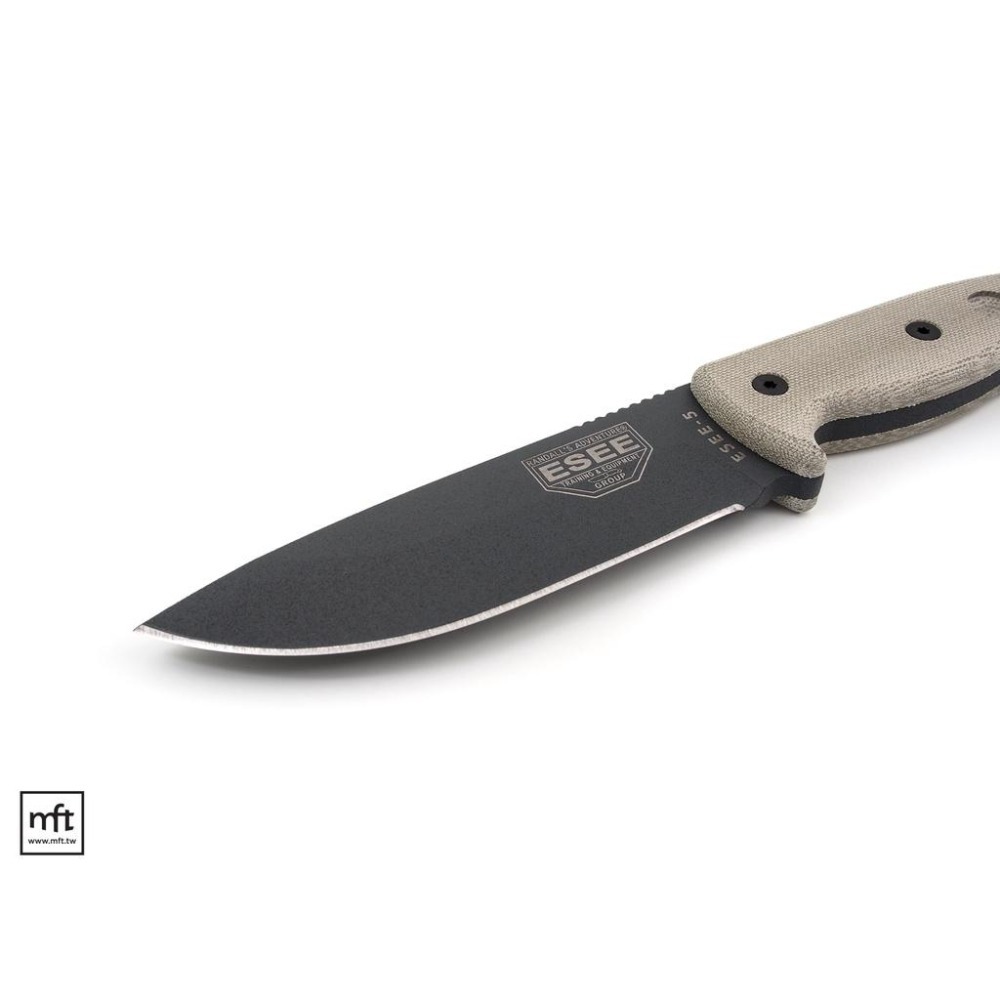 MFT 美國 ESEE Model 5 Tactical 直刀 1095碳鋼 Micarta柄 Bushcraft-細節圖5