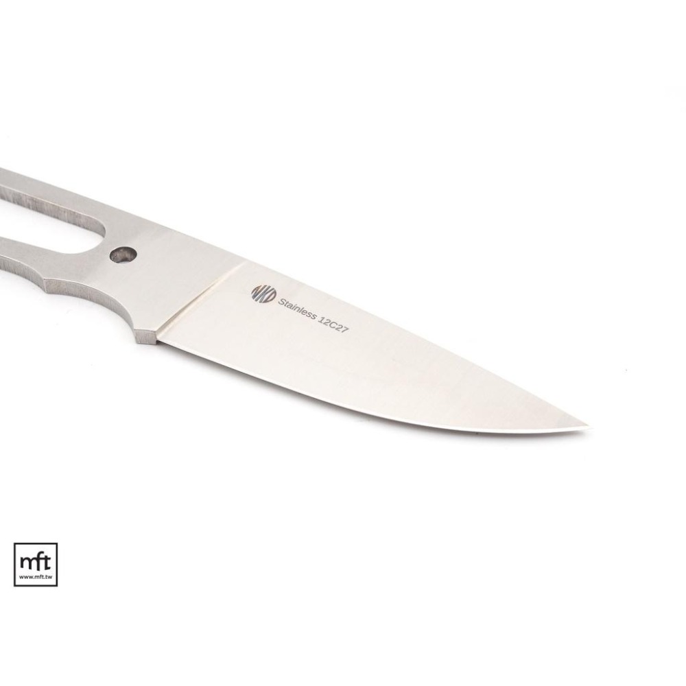 MFT 芬蘭 NKD Lizard 75 小直刀刀胚 12C27不鏽鋼 EDC-細節圖5