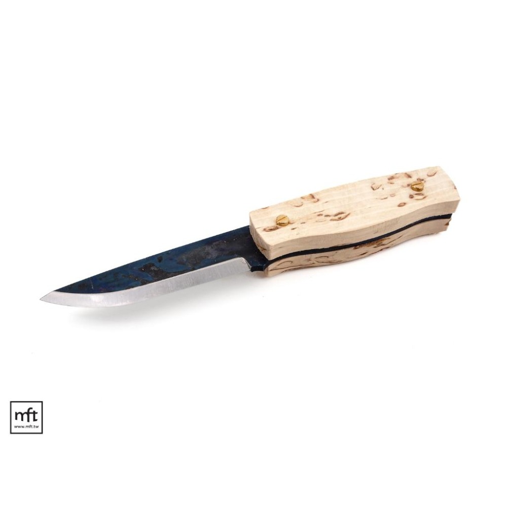 MFT 芬蘭 NKD Forester 100 C Kit 北歐刀刀胚套件 樺木 Scandi刃角  80CrV2碳鋼-細節圖8