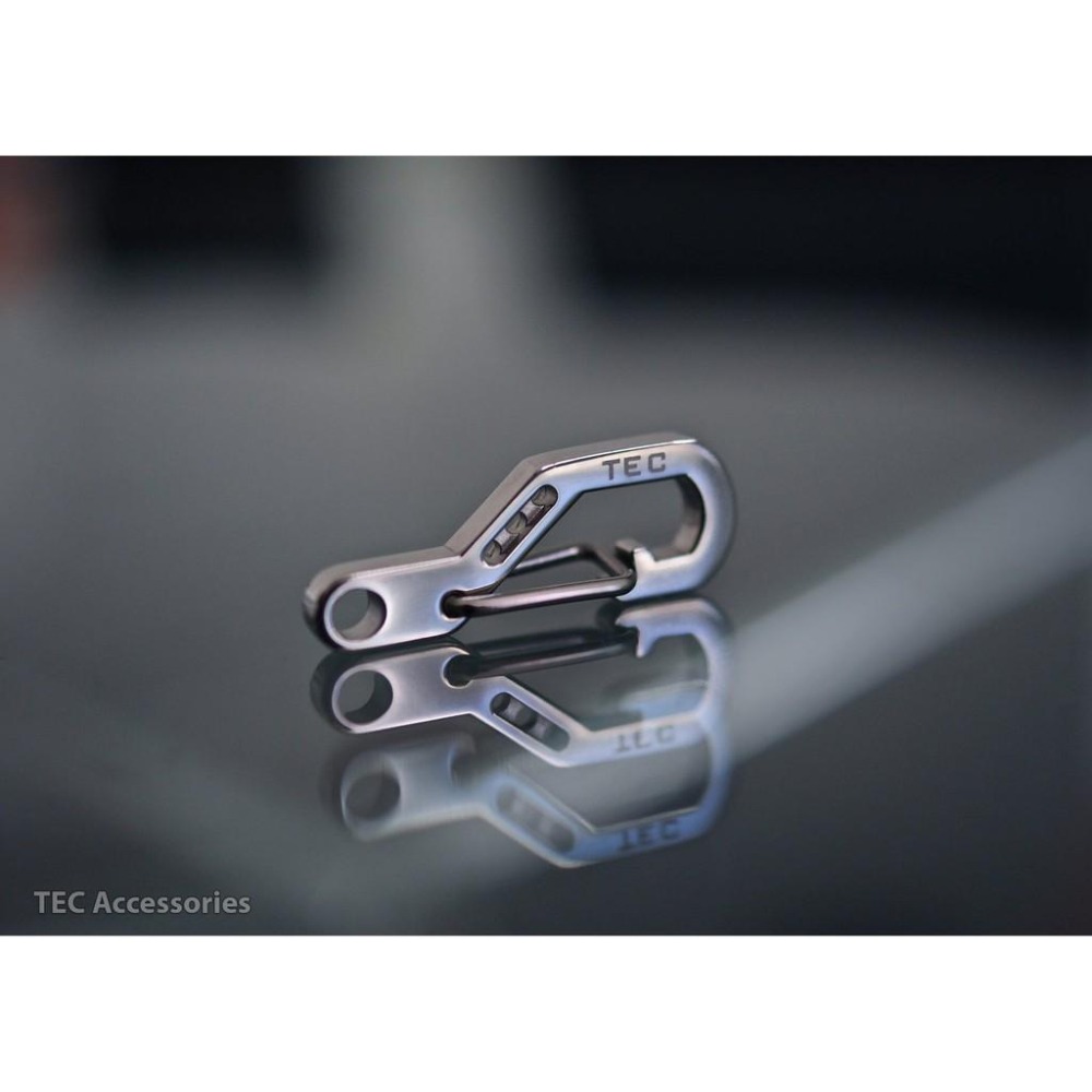 MFT 美國 TEC Accessories Python Clip 28mm 不鏽鋼 鑰匙圈 掛勾 掛扣 EDC-細節圖3
