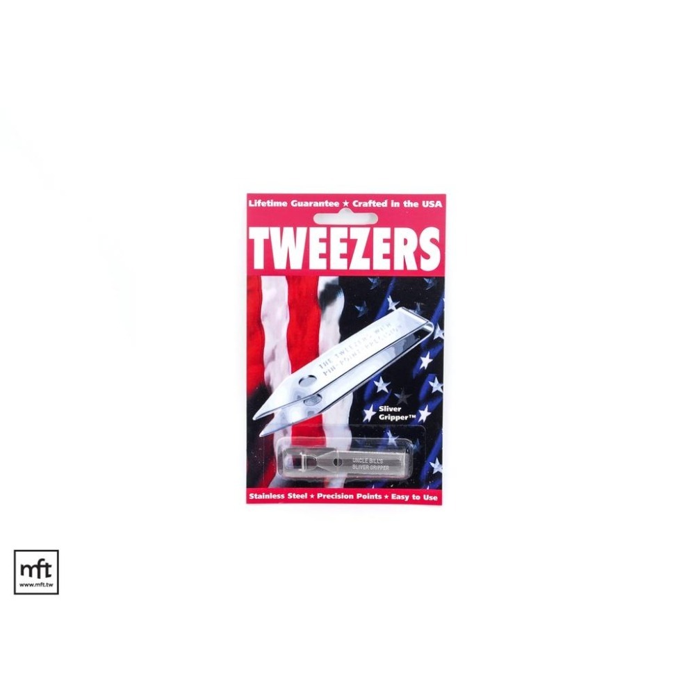 MFT 美國 Uncle Bills Sliver Gripper Tweezers 不鏽鋼 攜帶型隨身鑷子 EDC-細節圖2