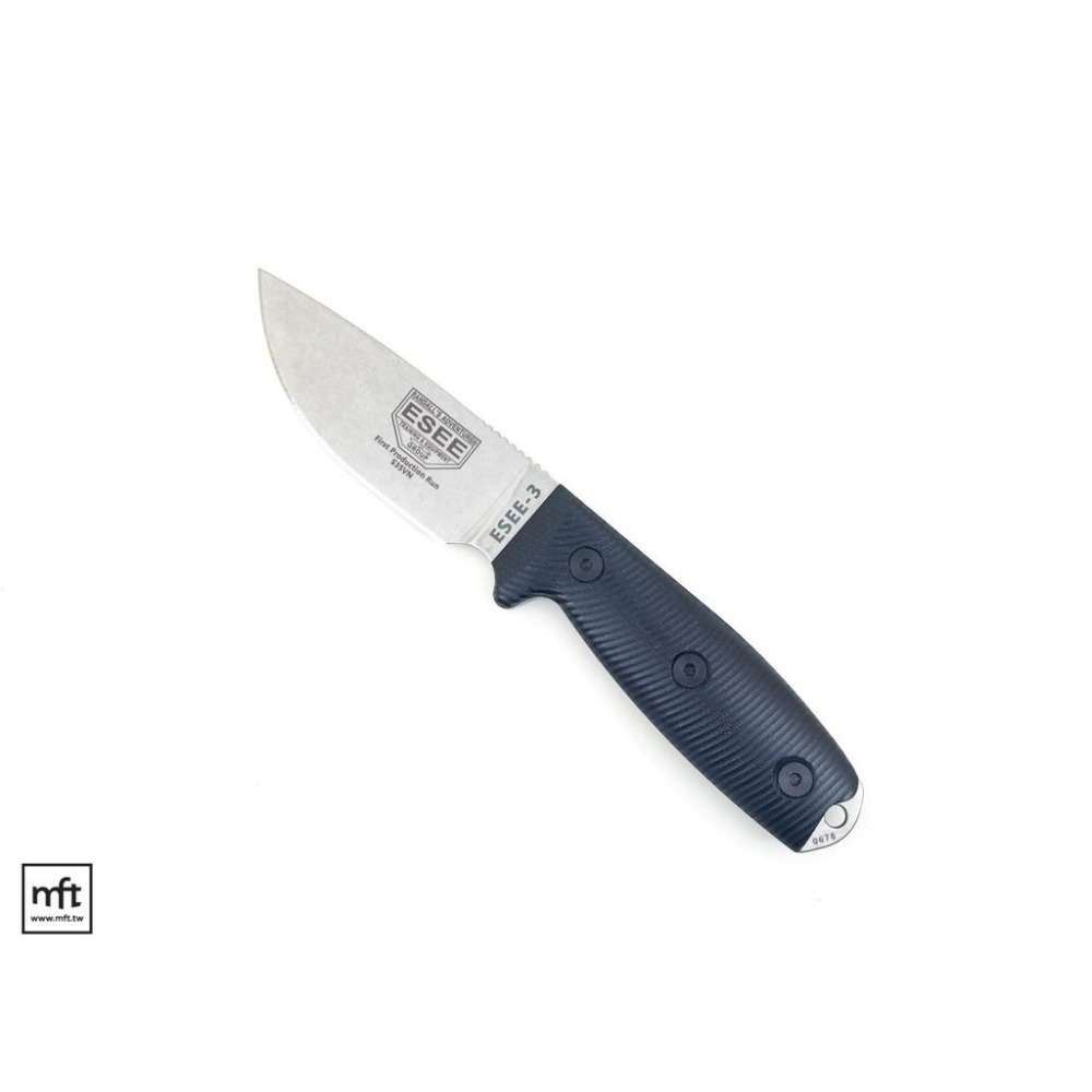 MFT 美國 ESEE Model 3 3D S35VN 不鏽鋼 直刀 Bushcraft-細節圖4