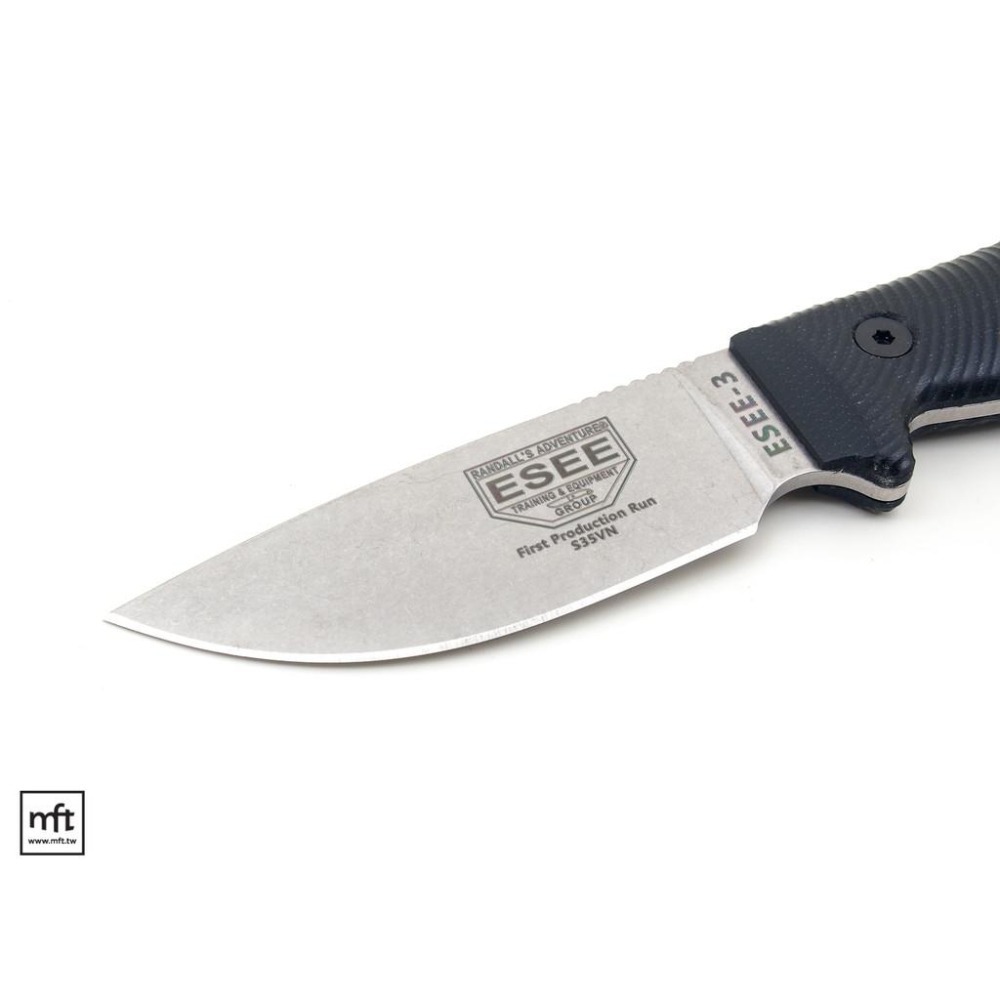 MFT 美國 ESEE Model 3 3D S35VN 不鏽鋼 直刀 Bushcraft-細節圖5