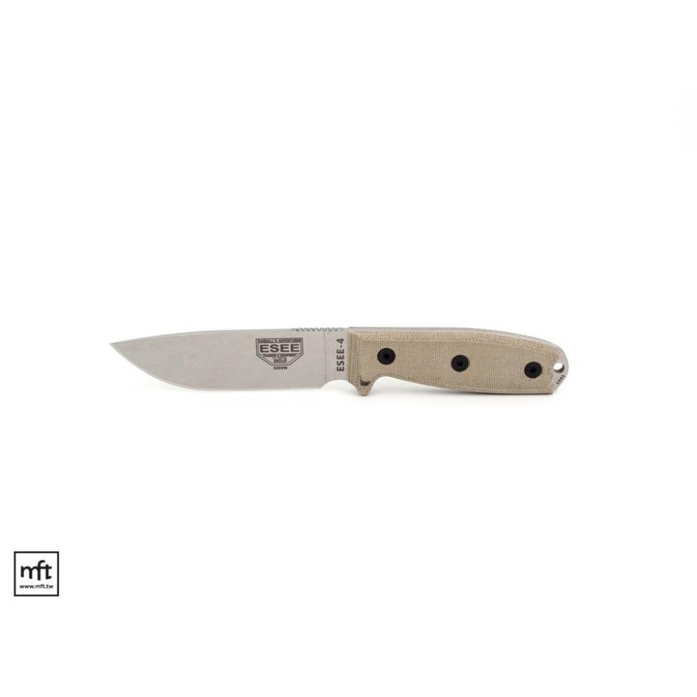 MFT 美國 ESEE Model 4 S35VN 不鏽鋼 直刀 Micarta柄 Bushcraft-細節圖3