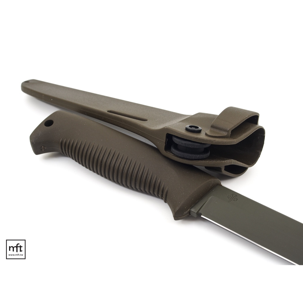 MFT 芬蘭 Peltonen Knives M95 OD綠 Sissipuukko 軍用直刀 碳鋼 Bushcraft-細節圖7