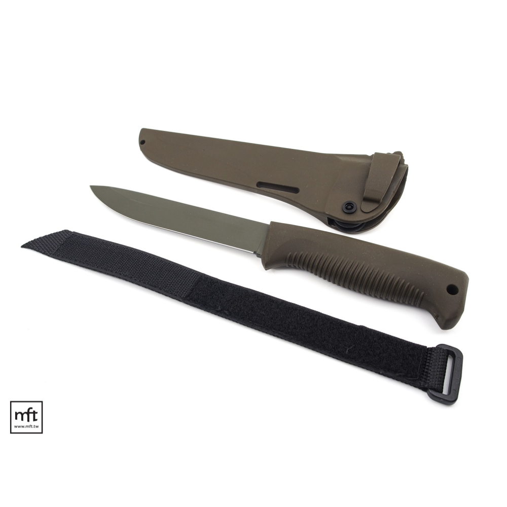 MFT 芬蘭 Peltonen Knives M95 OD綠 Sissipuukko 軍用直刀 碳鋼 Bushcraft-細節圖8