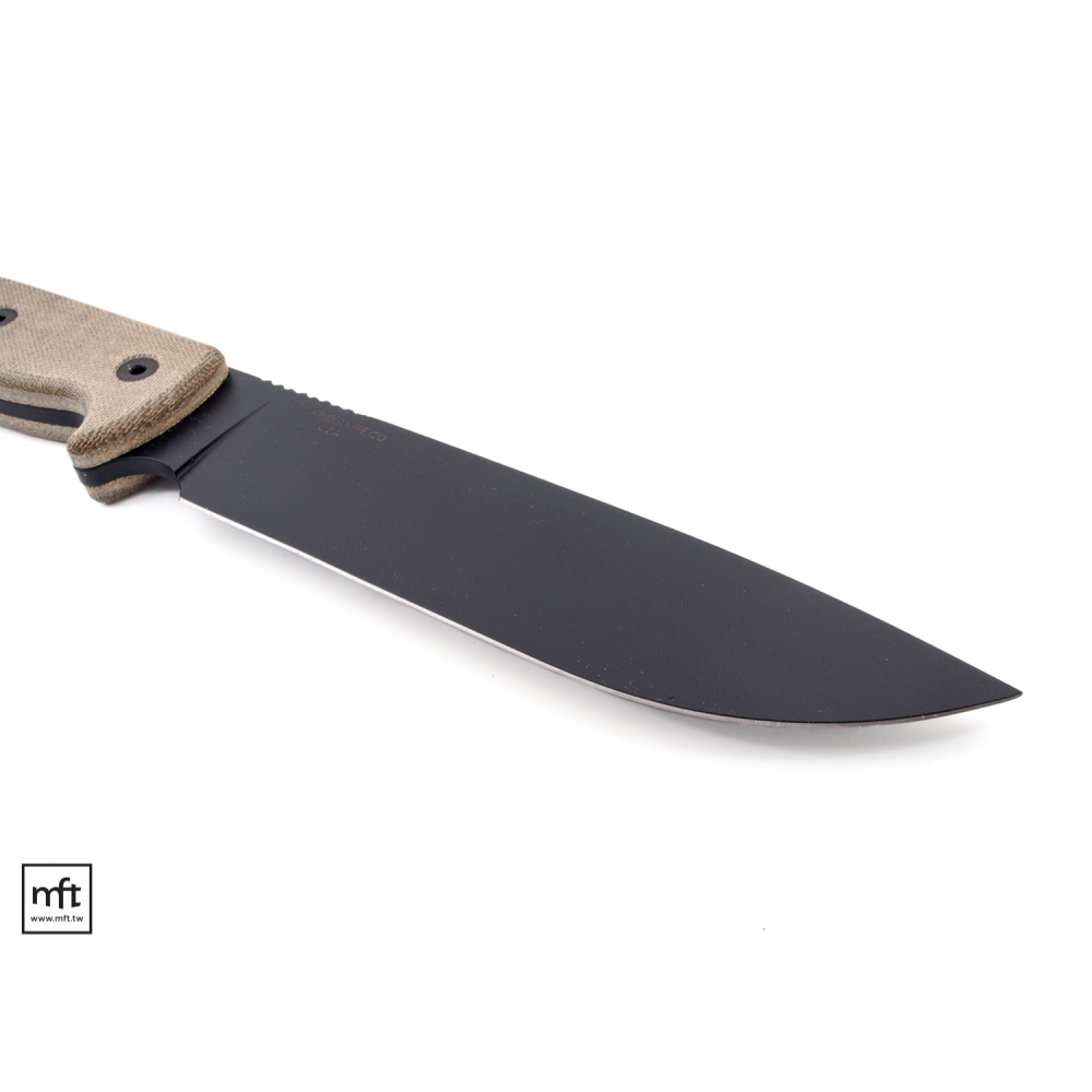 MFT 美國 Ontario RAT-7 碳鋼 直刀 1075 Bushcraft-細節圖4