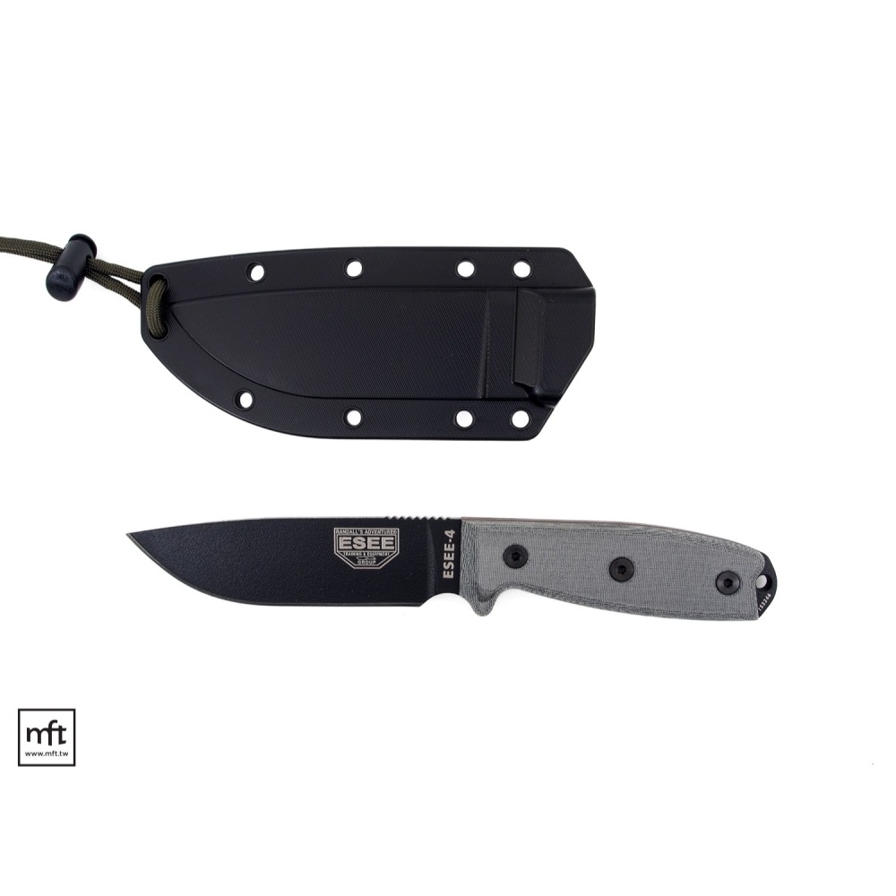 MFT 美國 ESEE Model 4 1095 Carbon Steel 碳鋼刀 Bushcraft-細節圖2
