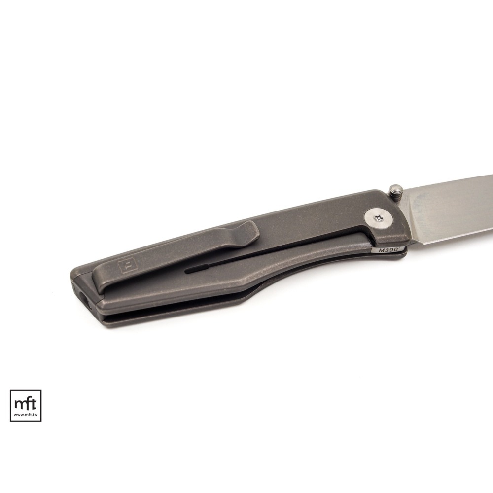 MFT 美國 BigiDesign Ti Overlook Pocket Knife 鈦柄 折刀 M390不鏽鋼-細節圖6