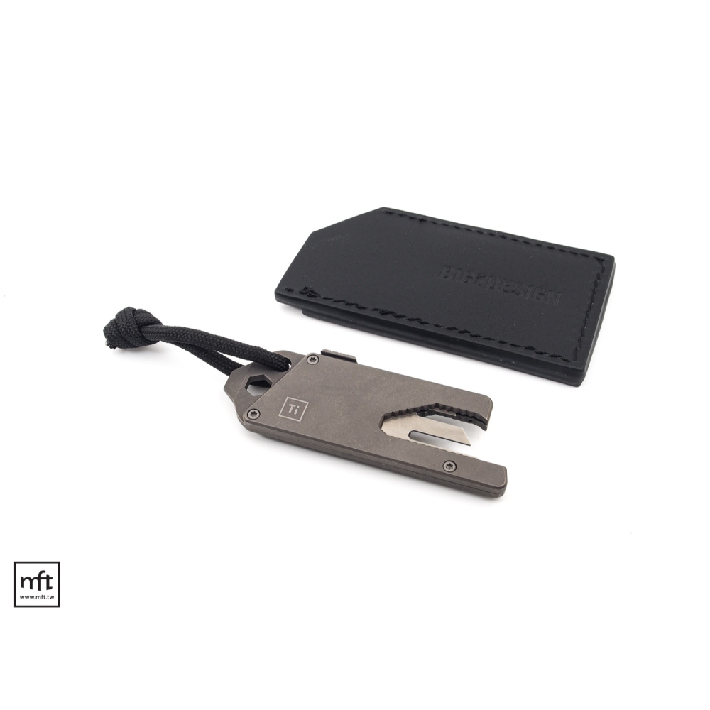 MFT 美國 BigiDesign Titanium Pocket Tool Slide 鈦 滑軌多用途工具 EDC-細節圖2
