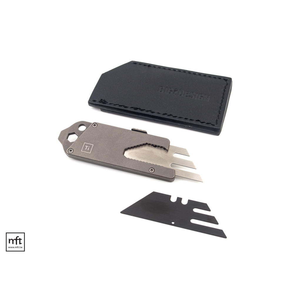 MFT 美國 BigiDesign Titanium Pocket Tool Slide 鈦 滑軌多用途工具 EDC-細節圖5