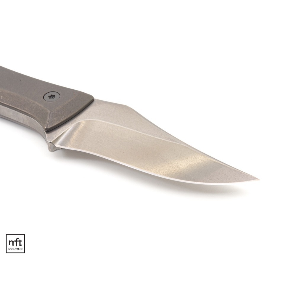 MFT 美國 BigiDesign AUX MFG Ti Pocket Bowie 鈦柄 口袋波伊刀 M390不鏽鋼-細節圖6