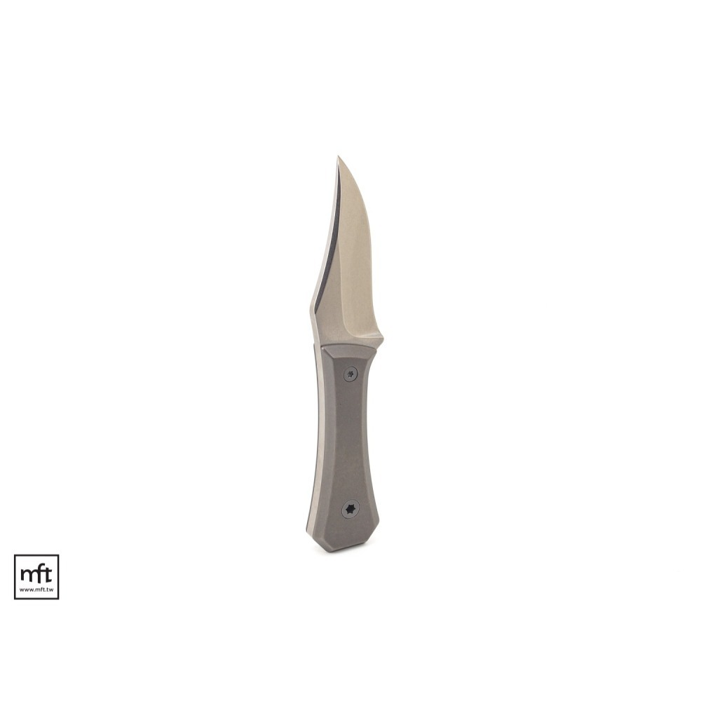 MFT 美國 BigiDesign AUX MFG Ti Pocket Bowie 鈦柄 口袋波伊刀 M390不鏽鋼-細節圖8
