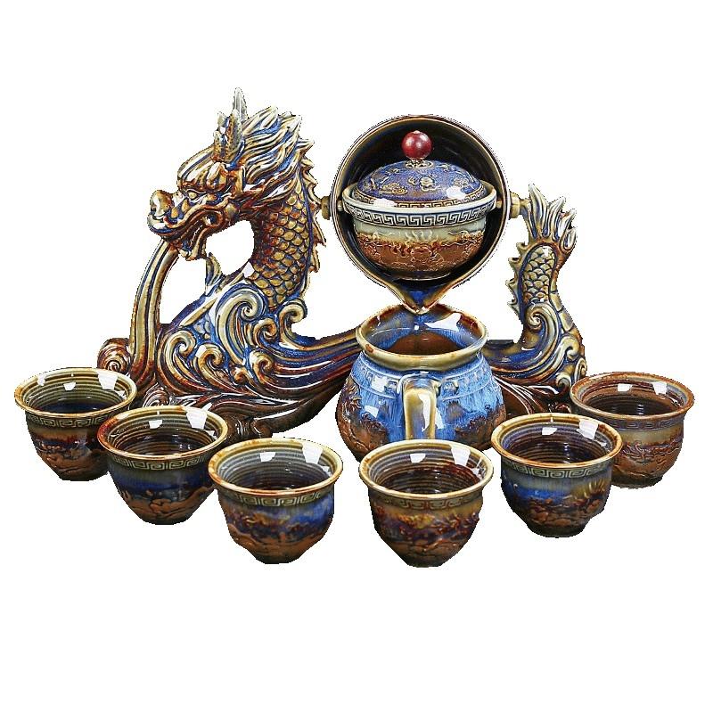 【呵呵茶】宅配免運 台灣現貨 茶具大全配 泡茶壺  茶具組 泡茶組 旅行茶具 自動茶具 功夫茶具 茶具 日式茶具 茶具組-細節圖2