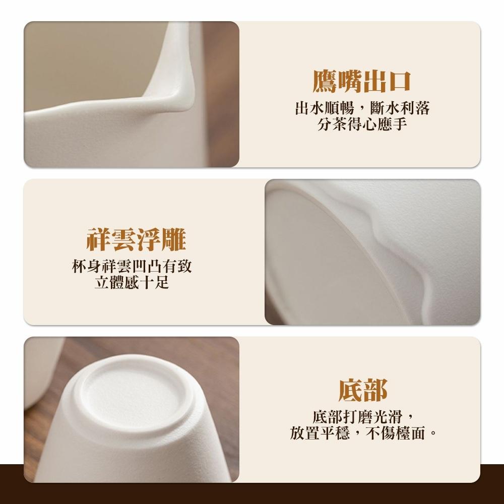 【呵呵茶】現貨免等 高質感 旅行茶具組 快客杯 簡約戶外 露營 喝茶裝備 旅行茶具 泡茶組 茶壺組 茶水分離 陶瓷 茶具-細節圖6