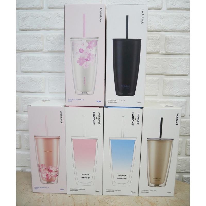 【呵呵茶】台灣現貨 ✨樂扣樂扣  LocknLock 雙層吸管杯 750ML 隨行杯 水杯 吸管杯 樂扣吸管杯 環保杯-細節圖2