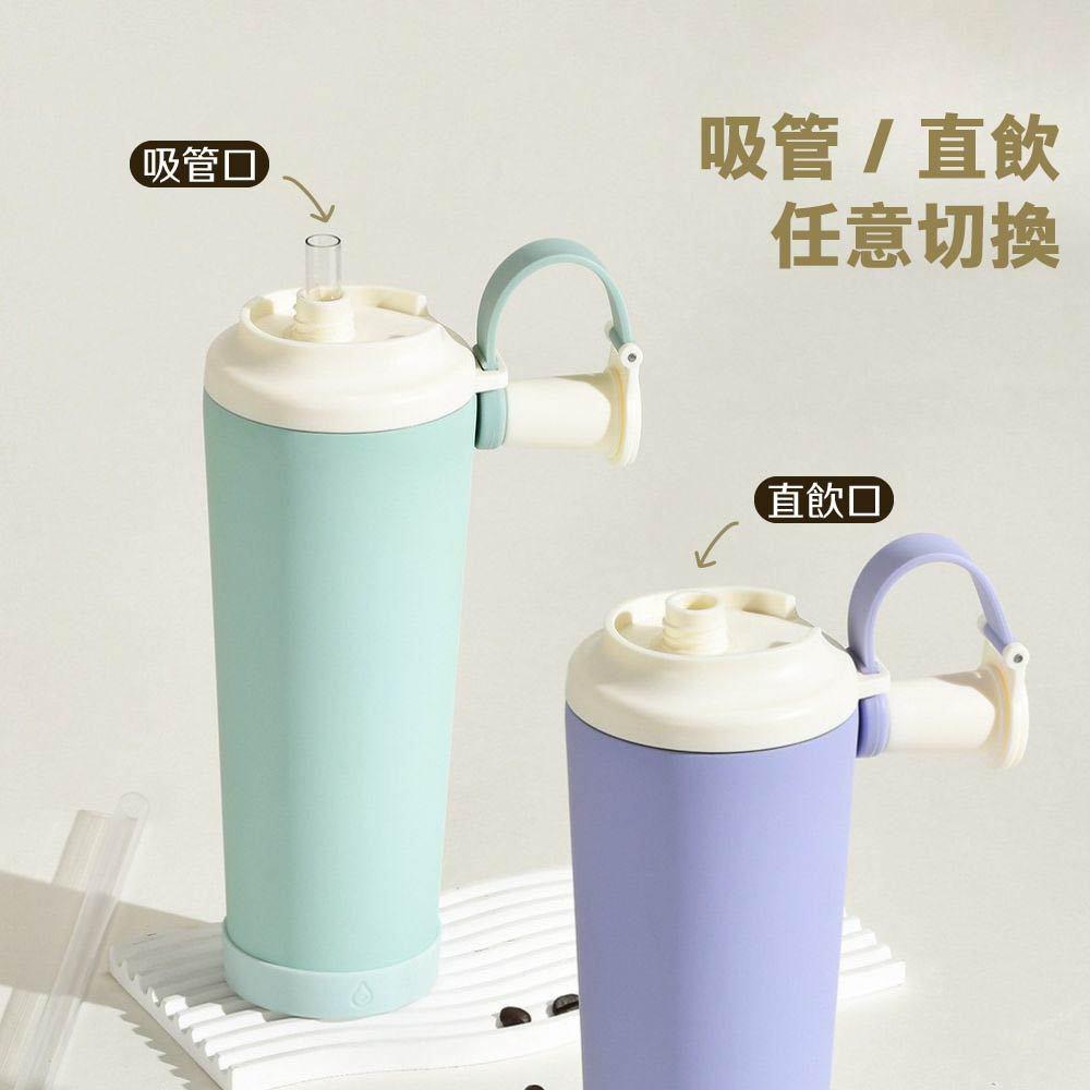 【BOACUP】磁吸跳色陶瓷環保珍奶杯 830ml 陶瓷內膽 贈吸管+吸管刷  環保杯 吸管杯 馬卡龍珍奶杯 多色系選擇-細節圖5