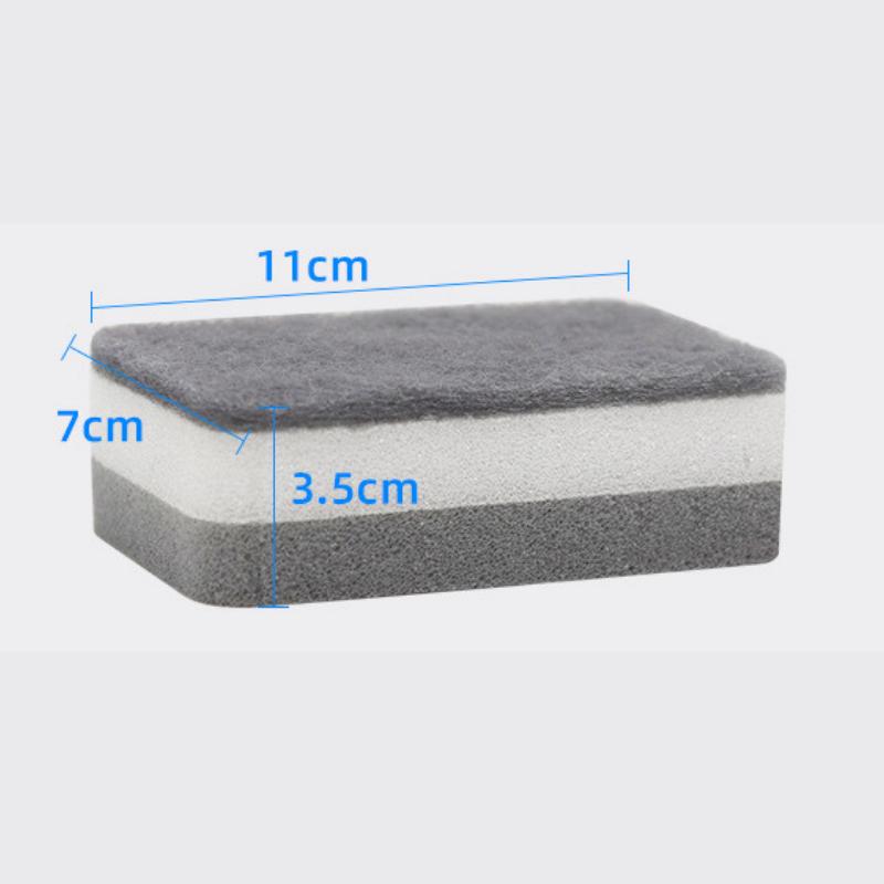 【呵呵茶】居家必備 洗碗海綿 海綿 洗碗 科技海棉 吸水海綿 木漿海綿 魔術海綿 清潔海綿 海綿擦 洗碗巾 菜瓜布-細節圖8