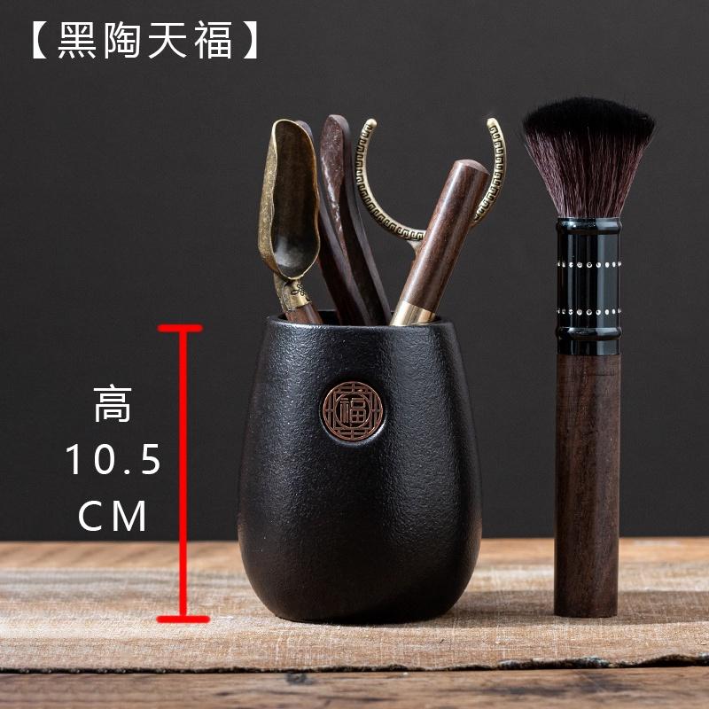 隔日達 破損包賠 茶道六君子 茶具收納 廚具桶 茶具 泡茶用具 茶道 茶藝 茶夾 茶刷 茶用具 茶道用品 茶勺 茶托-細節圖6