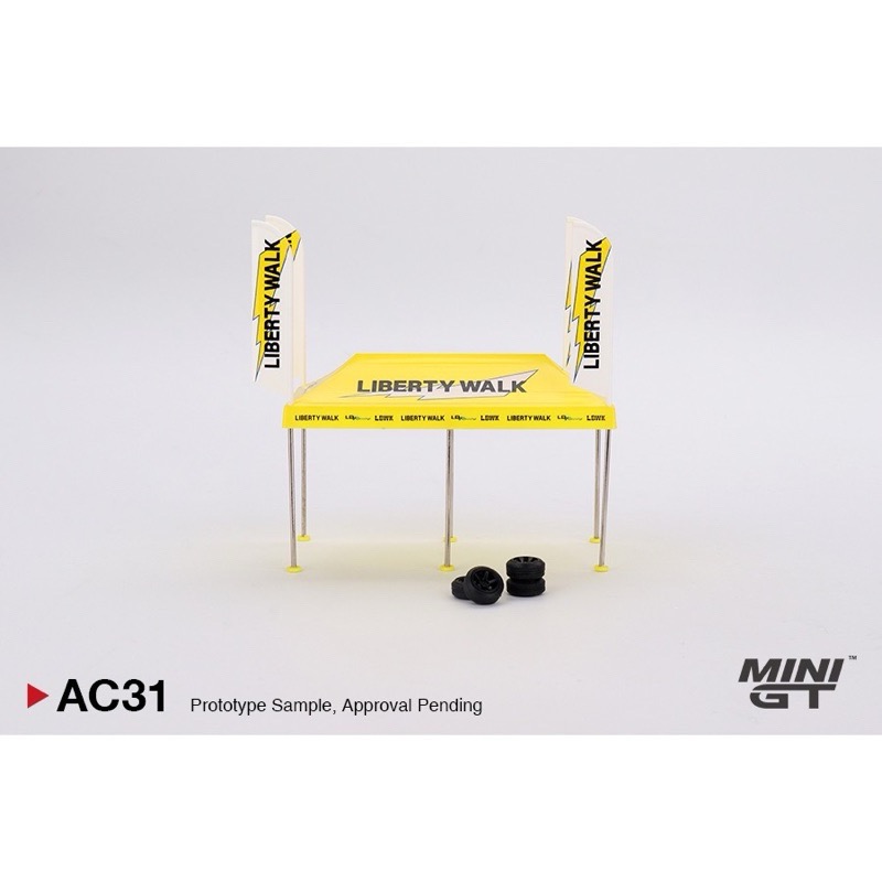 (全新)MINI GT No.AC31 Paddock Service Tent Set - LB Racing-細節圖3